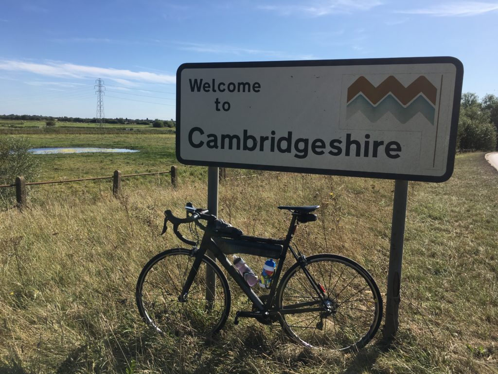 Arrived in Cambridgeshire